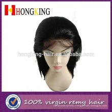 Indian Remy Hair Silk Top Front Lace Wig Made In China